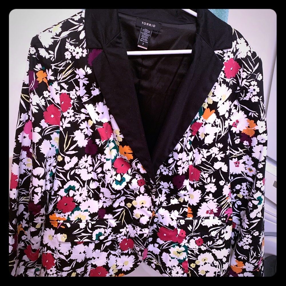 Floral Blazer